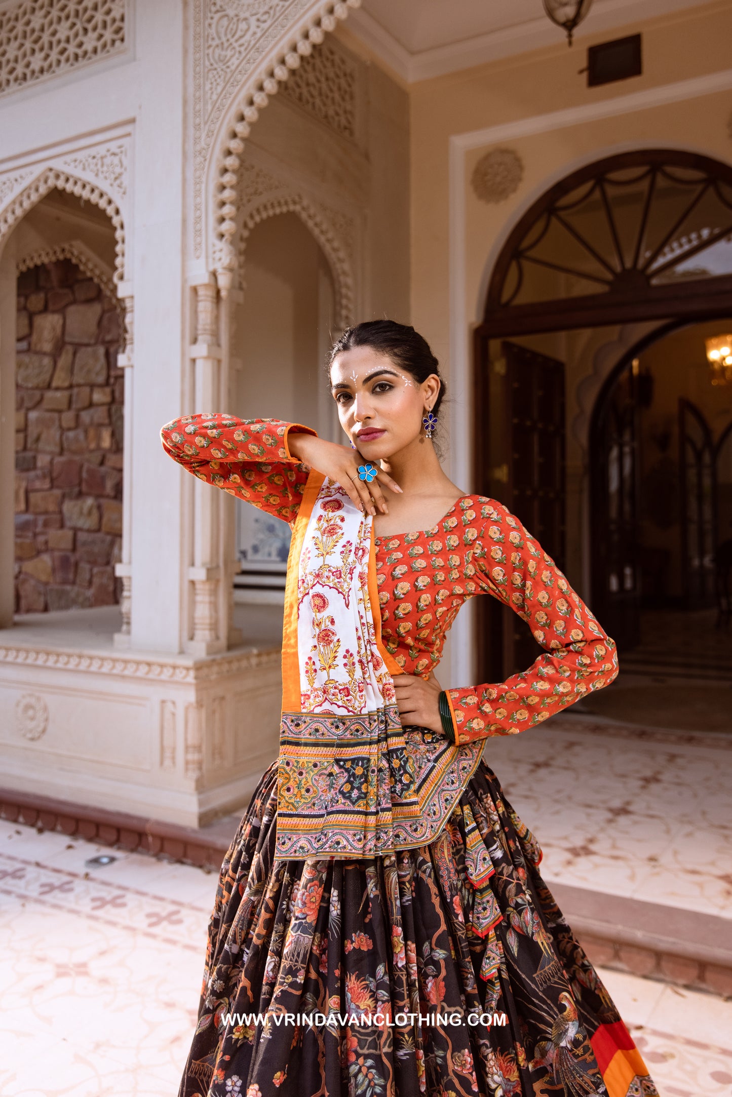 DIVISHA | Gopi Skirt Set