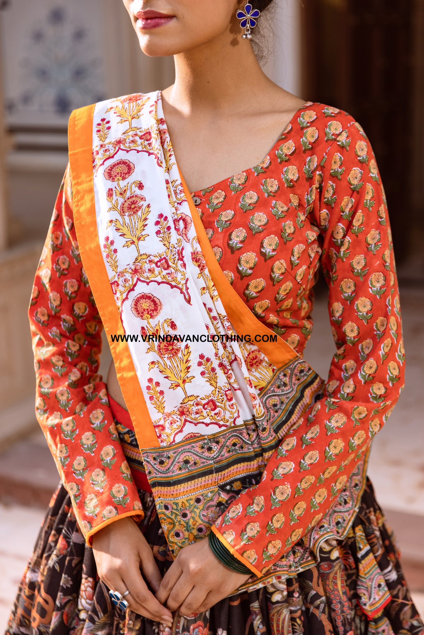 DIVISHA | Gopi Skirt Set