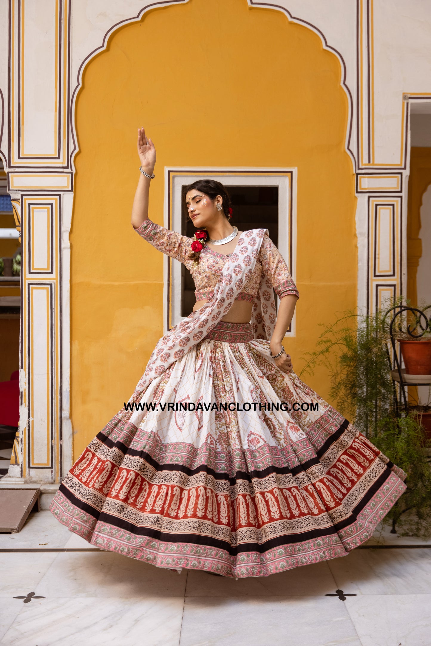 SUNDARI - Gopi Skirt Set.