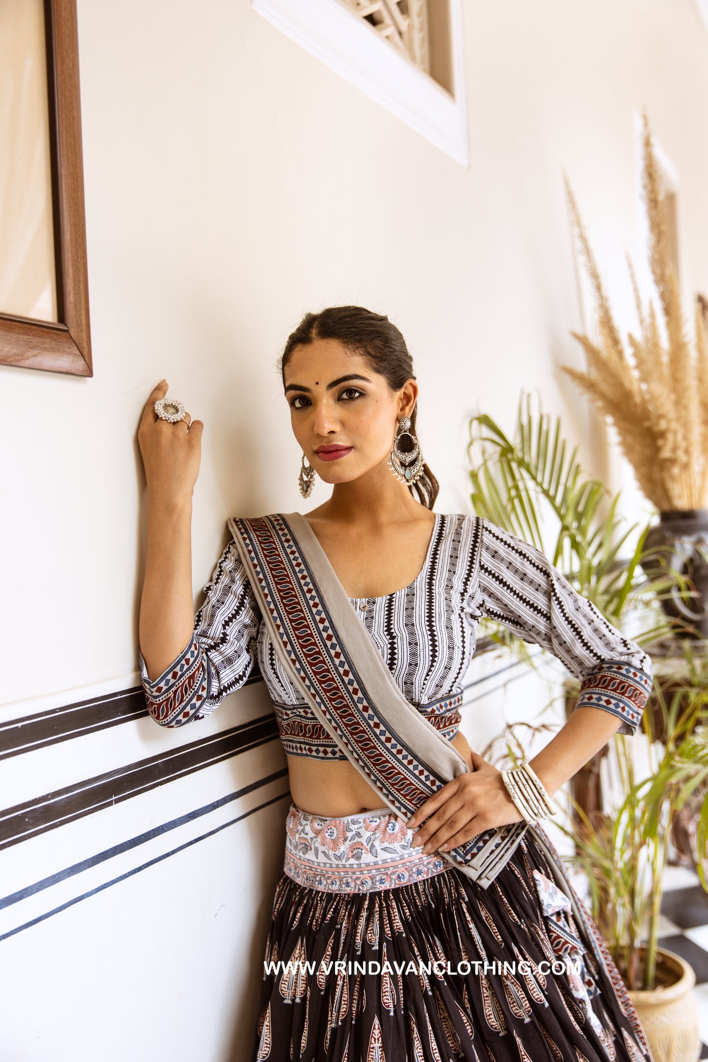 Giri Goverdhan - Gopi Skirt set.