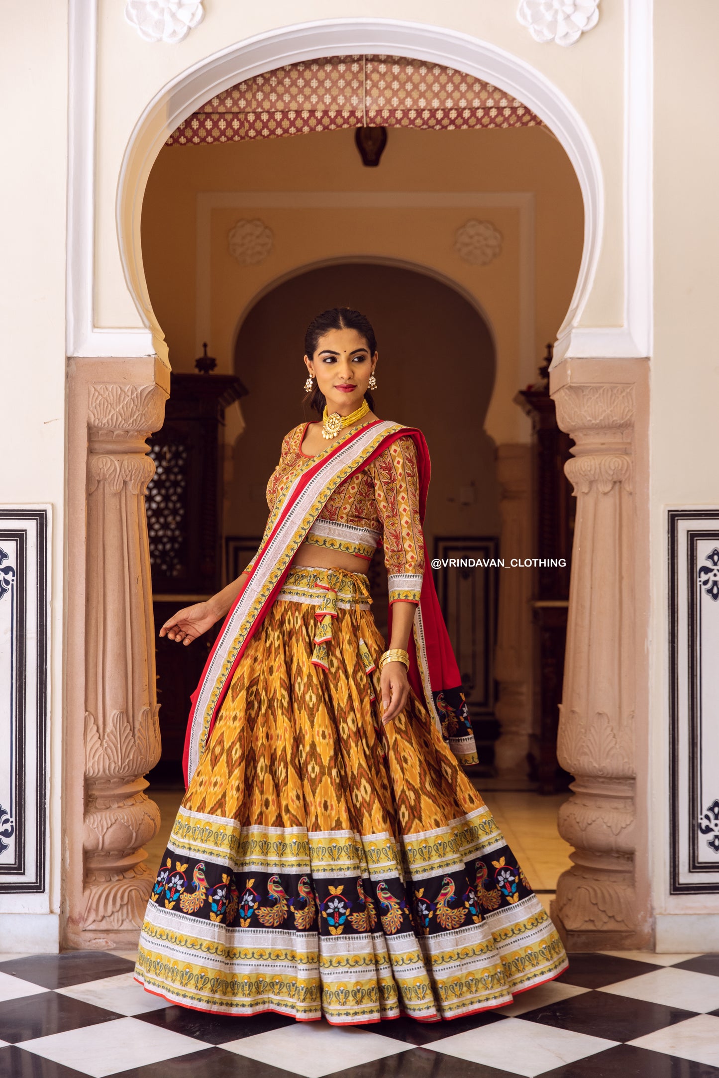 CHANDRIKA | Gopi Skirt Set