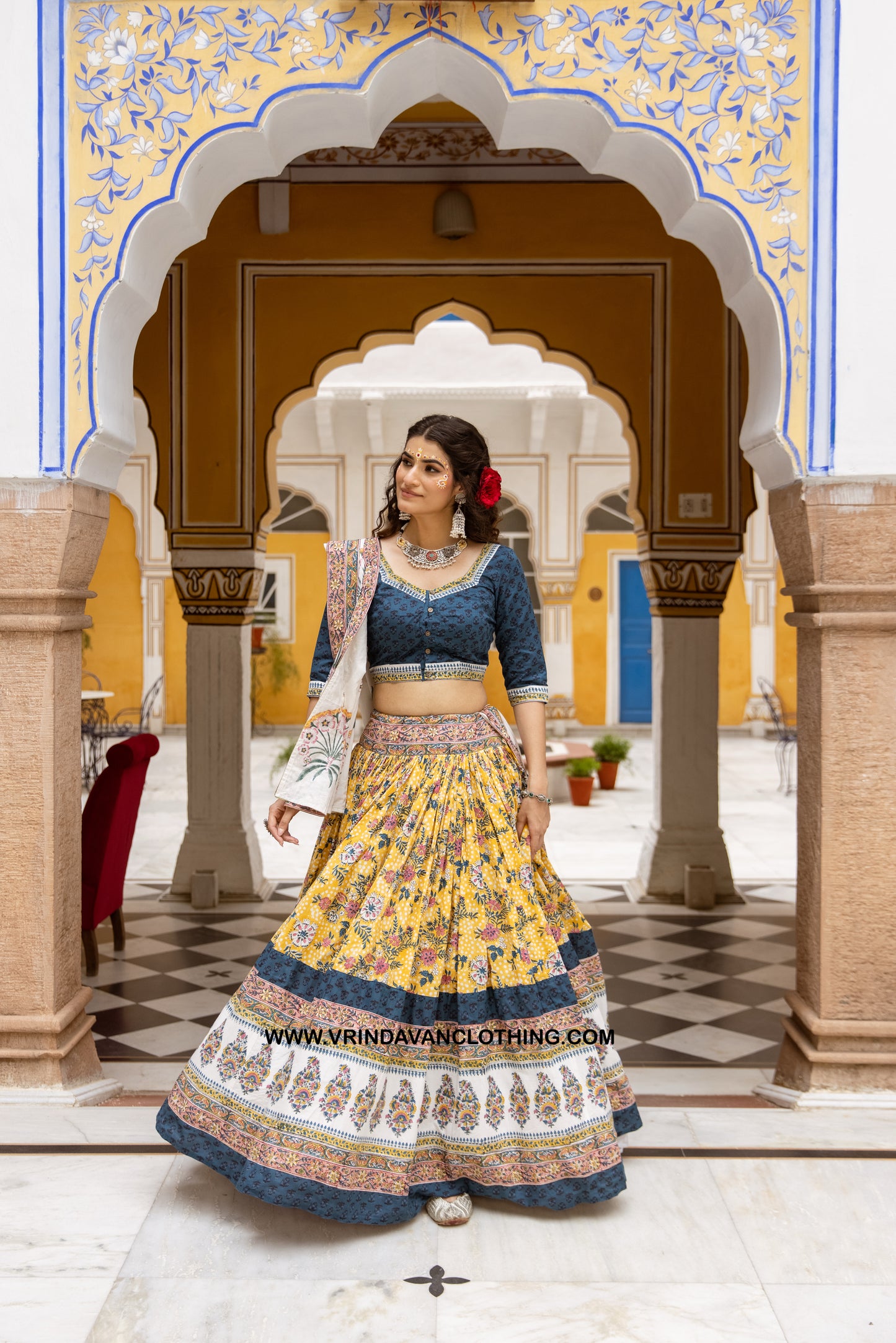 GOPIKA vallabha - Gopi skirt set.