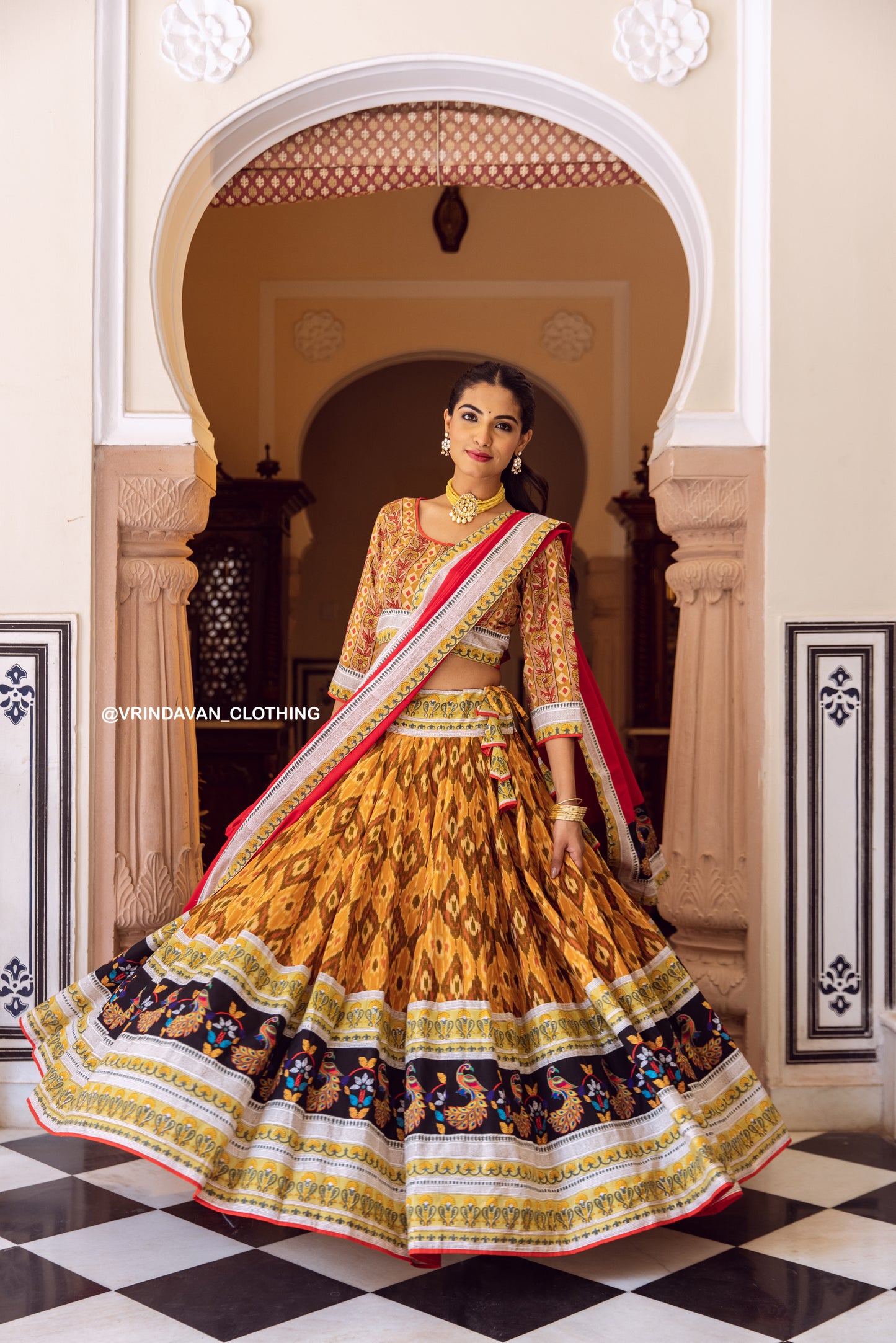 CHANDRIKA | Gopi Skirt Set