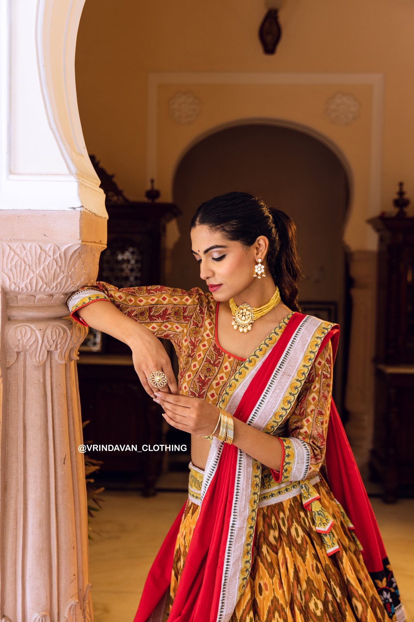CHANDRIKA | Gopi Skirt Set