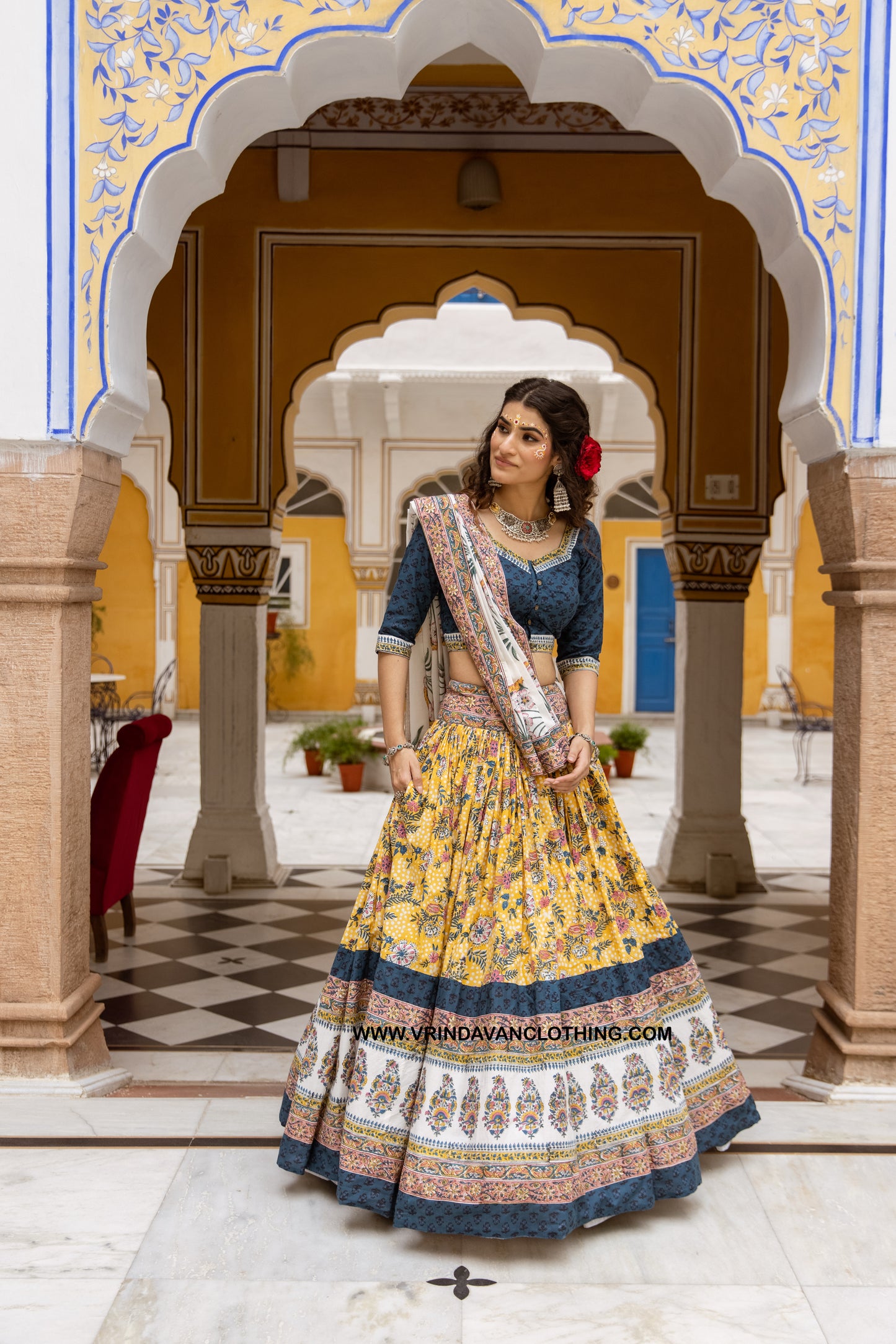 GOPIKA vallabha - Gopi skirt set.