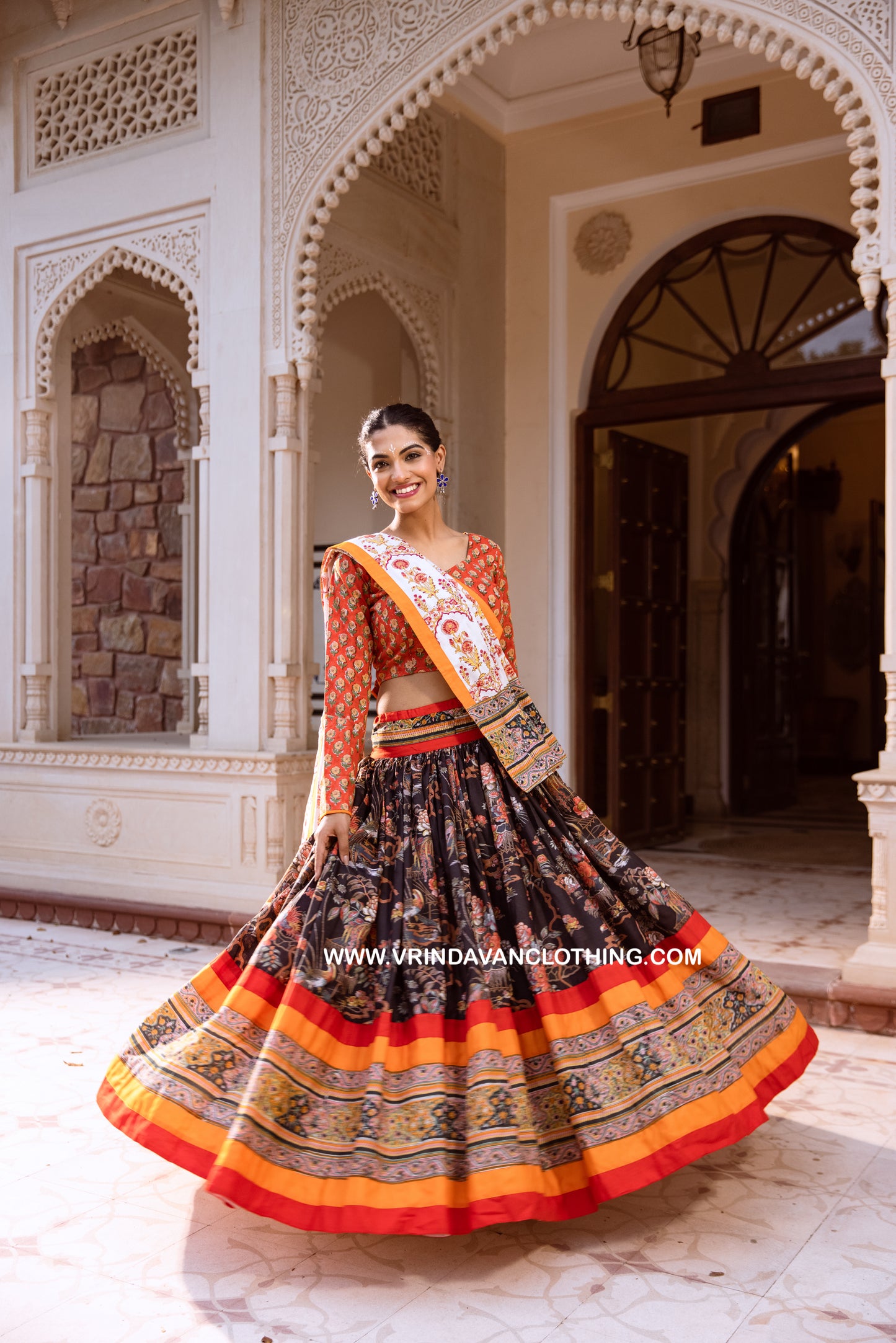 DIVISHA | Gopi Skirt Set