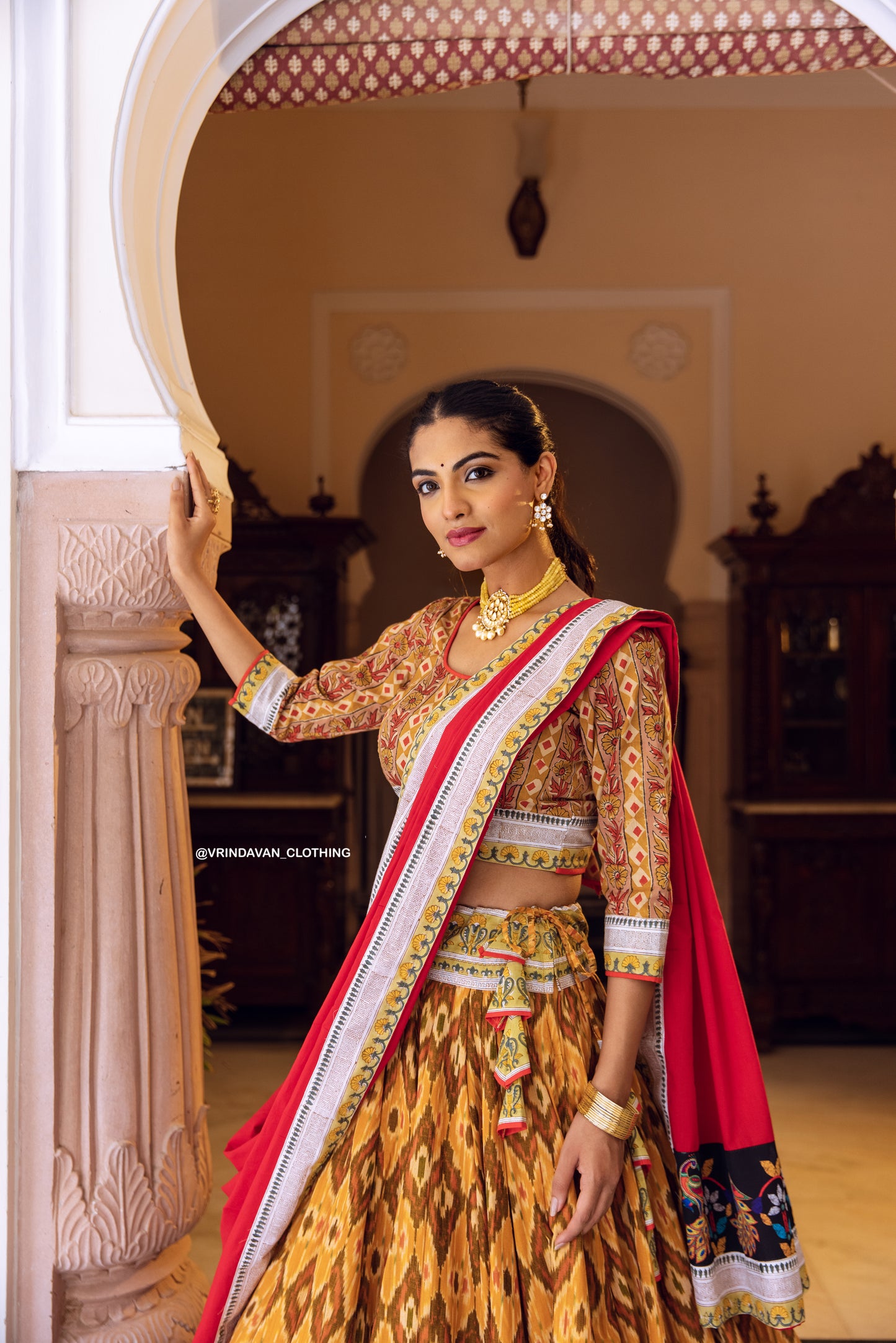 CHANDRIKA | Gopi Skirt Set