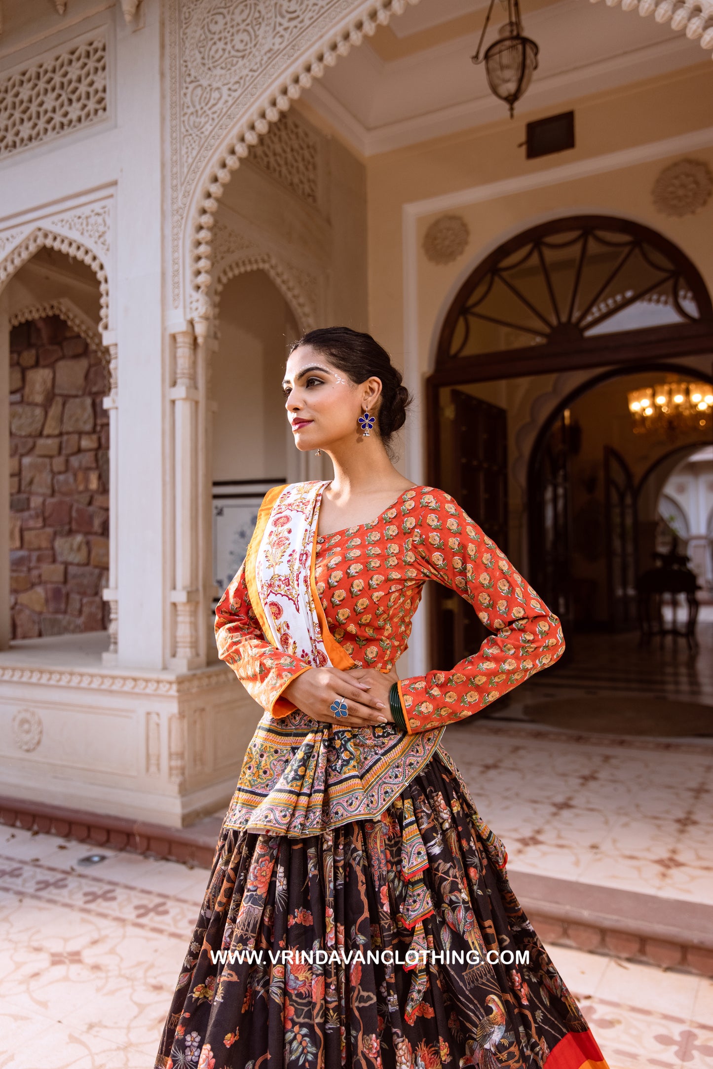 DIVISHA | Gopi Skirt Set