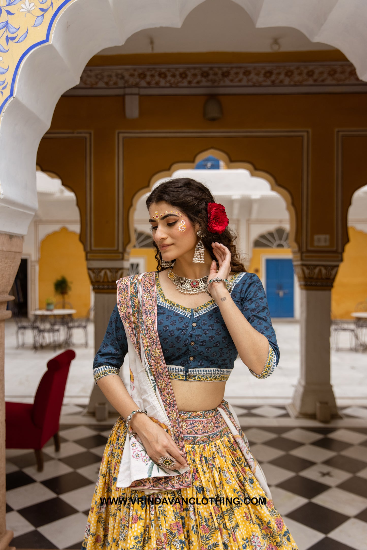 GOPIKA vallabha - Gopi skirt set.