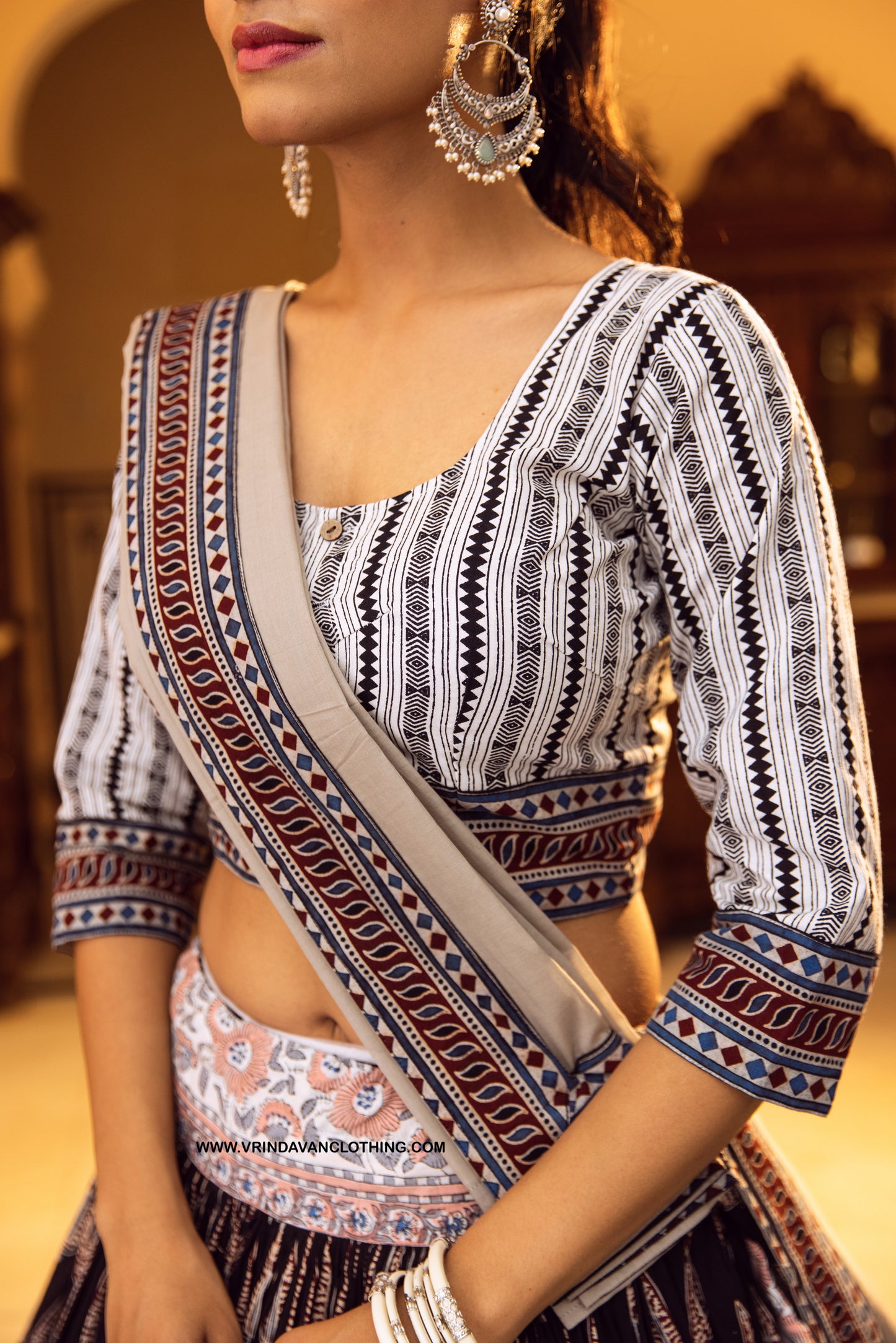 Giri Goverdhan - Gopi Skirt set.