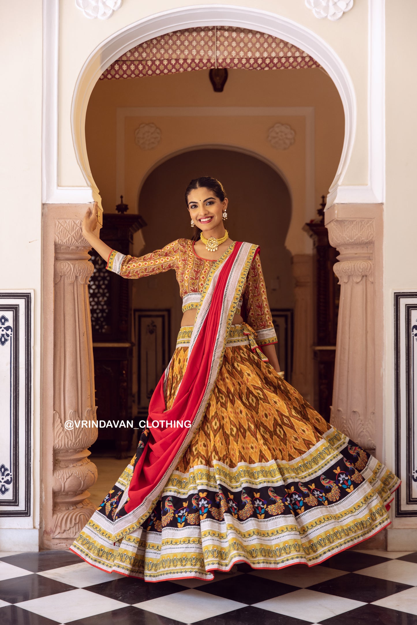 CHANDRIKA | Gopi Skirt Set