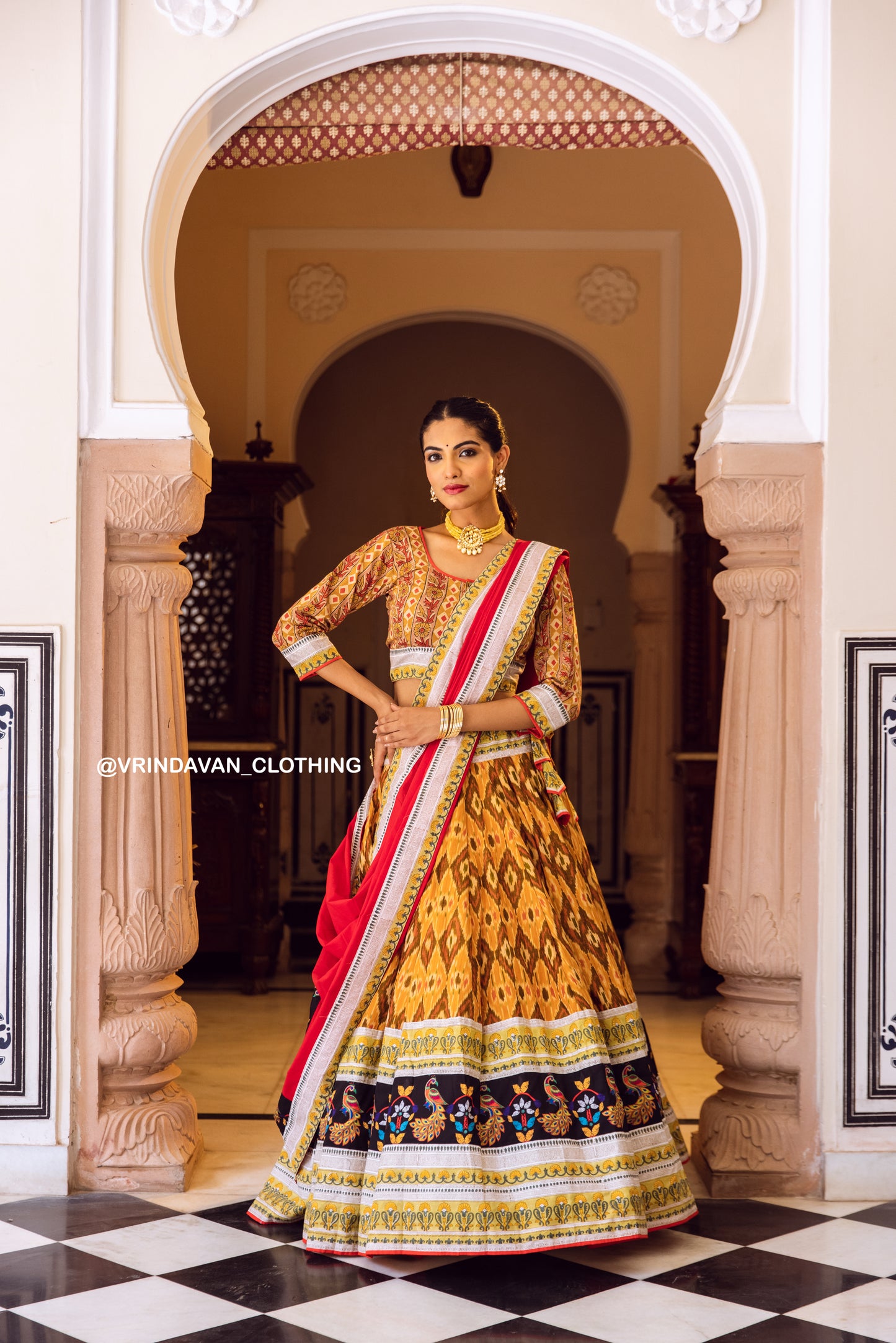 CHANDRIKA | Gopi Skirt Set