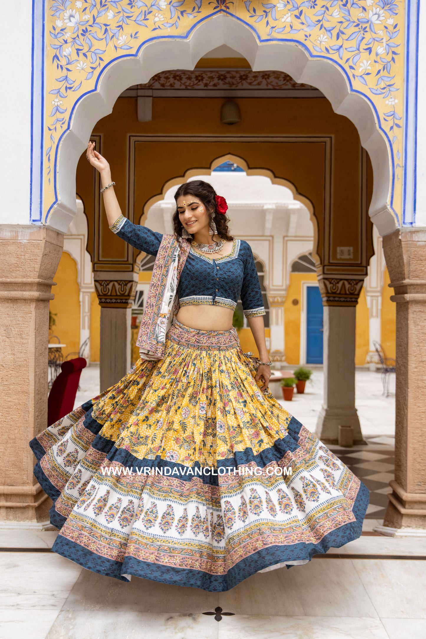 GOPIKA vallabha - Gopi skirt set.