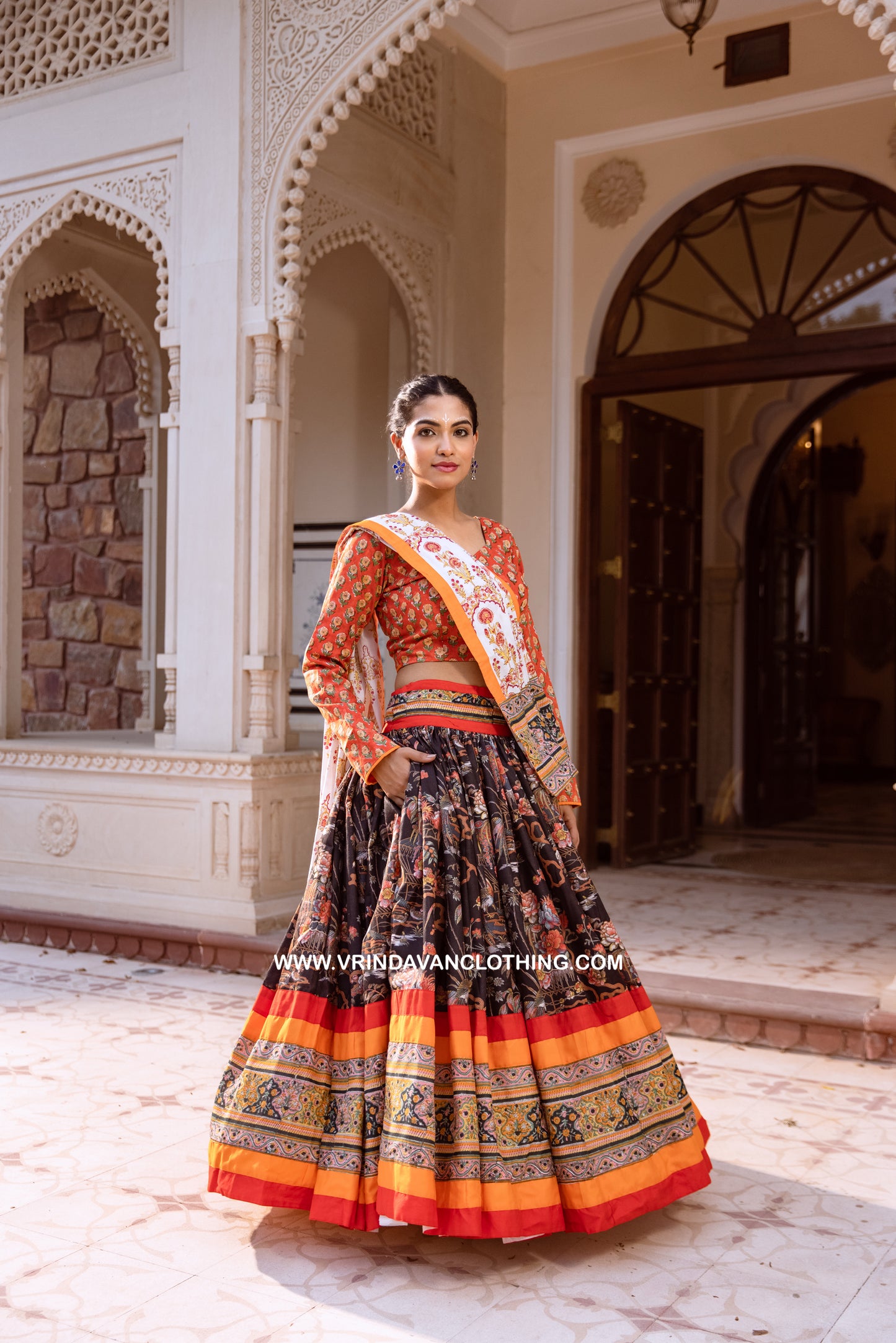 DIVISHA | Gopi Skirt Set