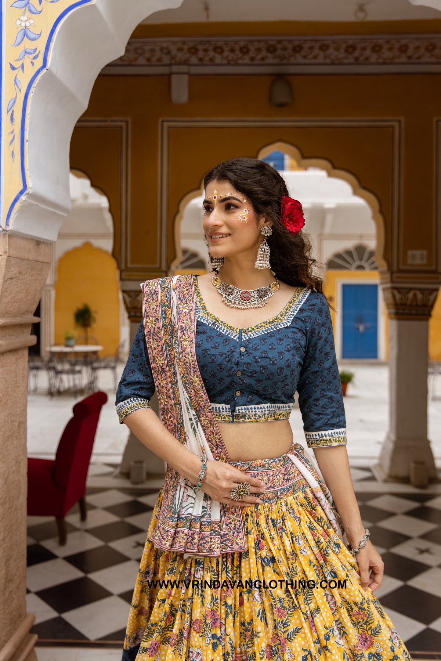 GOPIKA vallabha - Gopi skirt set.
