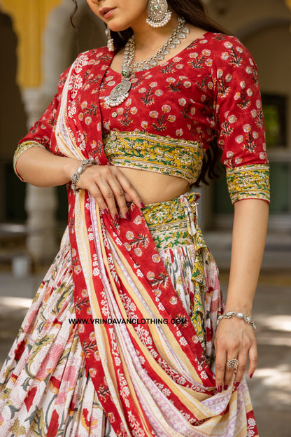 TARANGINI - Gopi skirt set.