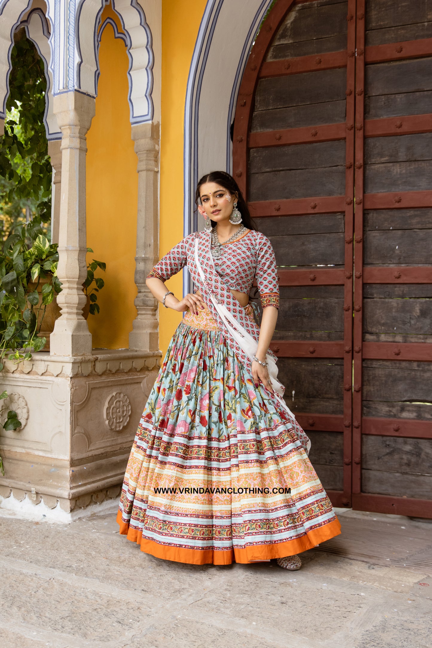 Champakalata - Gopi skirt set.