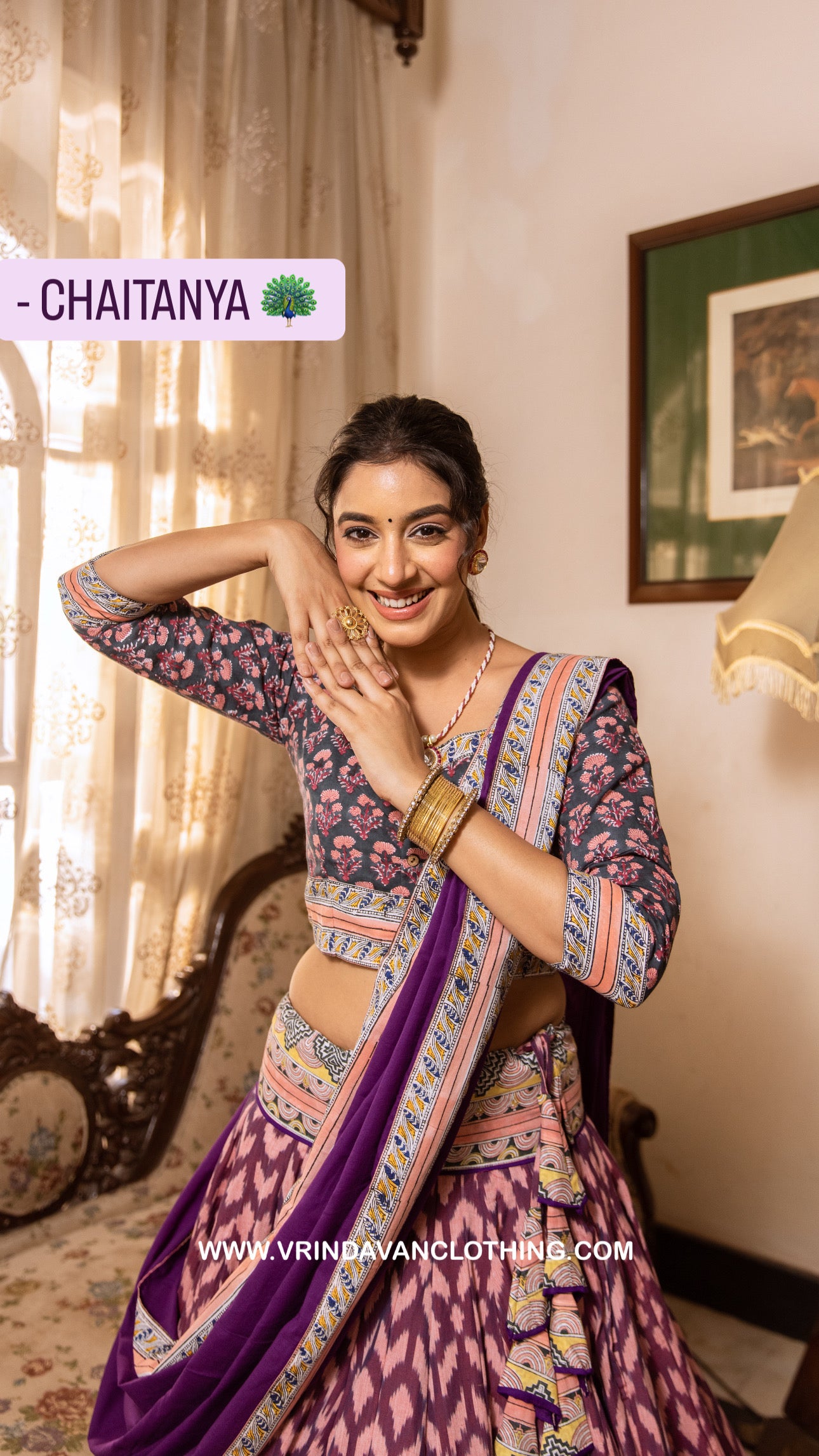 CHAITANYA - Gopi Skirt Set.