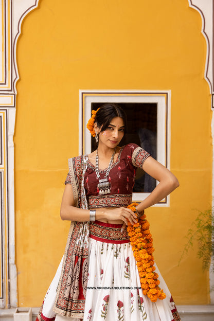RADHAKUND - Gopi skirt set.