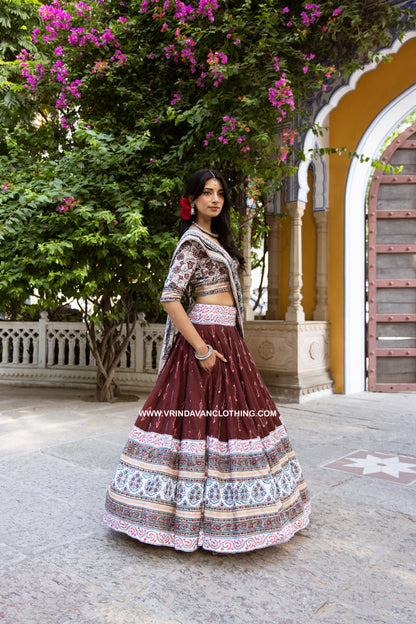 SUBHADRA - Gopi skirt set.