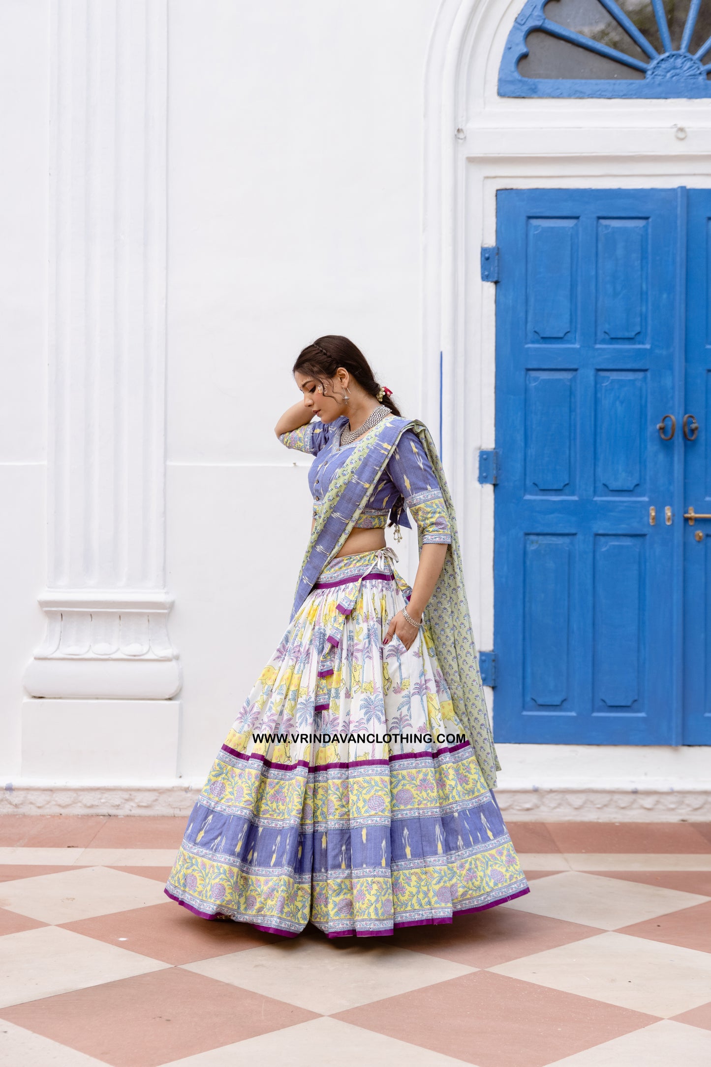 TEJASWINI - Gopi skirt set.
