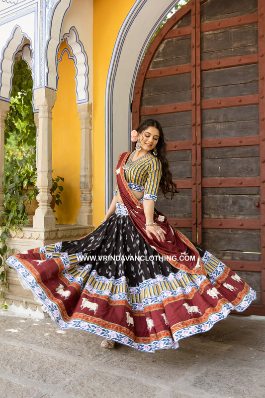 SUBHADRA- Gopi skirt set.