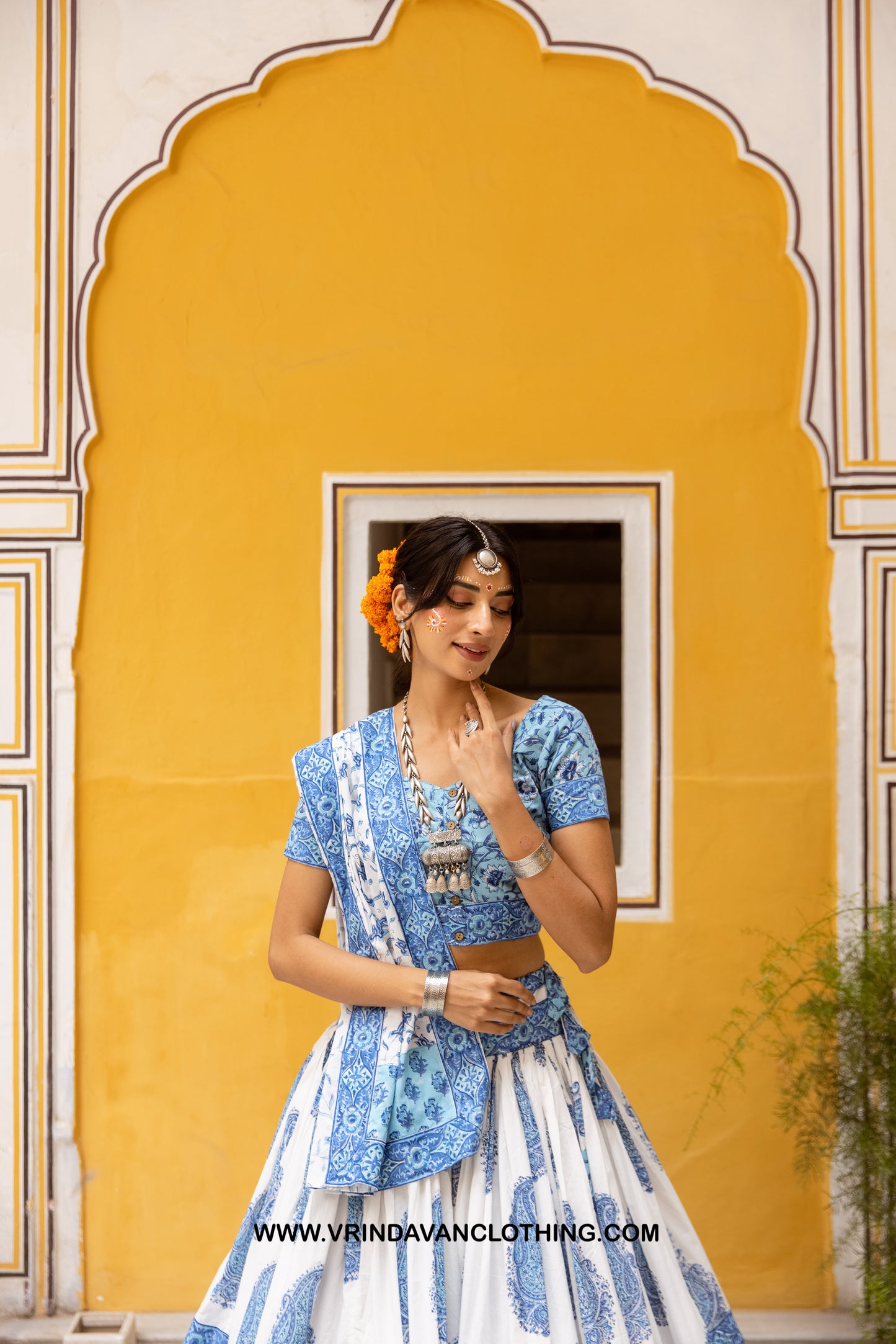 Krishna Vallabha - Gopi Skirt Set.