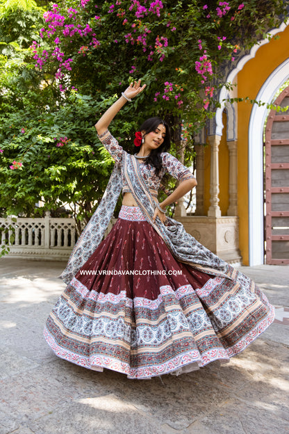 SUBHADRA - Gopi skirt set.