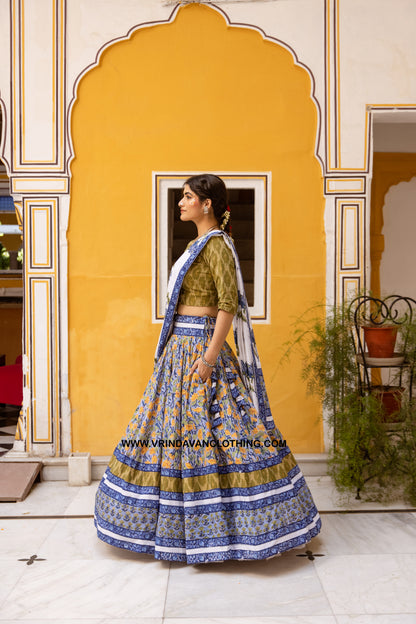 GOVERDHAN - Gopi skirt set.