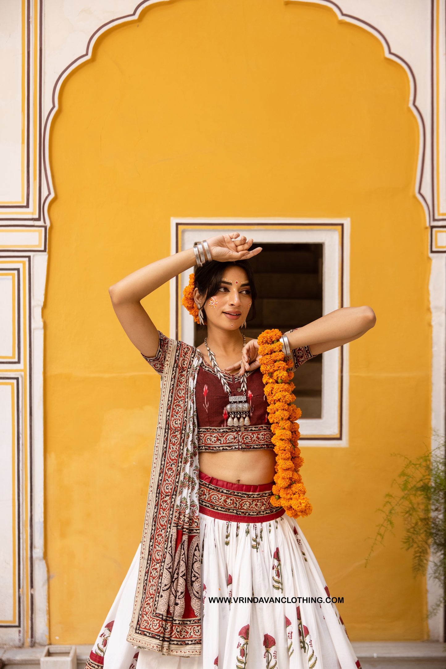 RADHAKUND - Gopi skirt set.
