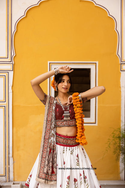 RADHAKUND - Gopi skirt set.