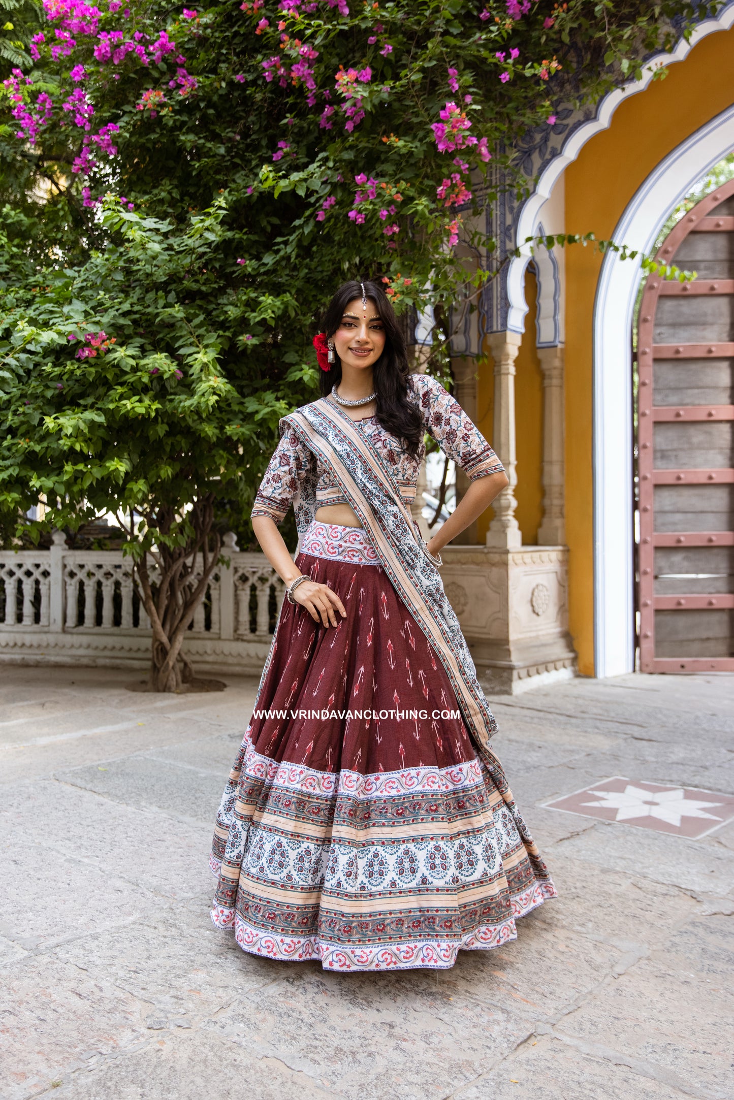 SUBHADRA - Gopi skirt set.