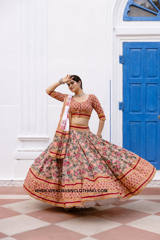 NEELIMA - Gopi Skirt set.