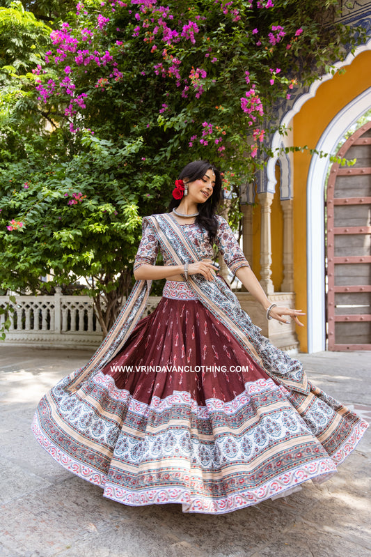 SUBHADRA - Gopi skirt set.