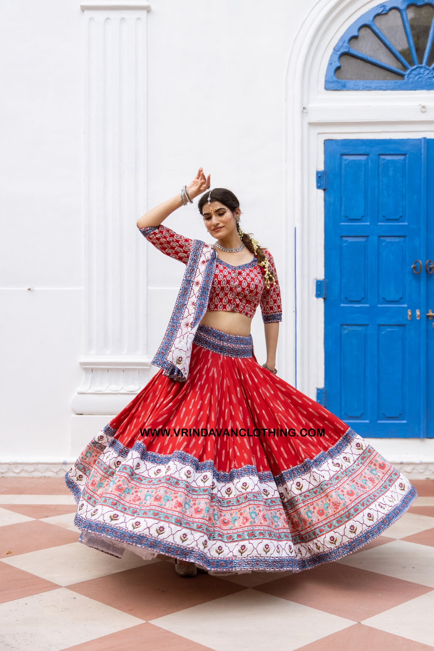 MADHUREE - Gopi Skirt set.