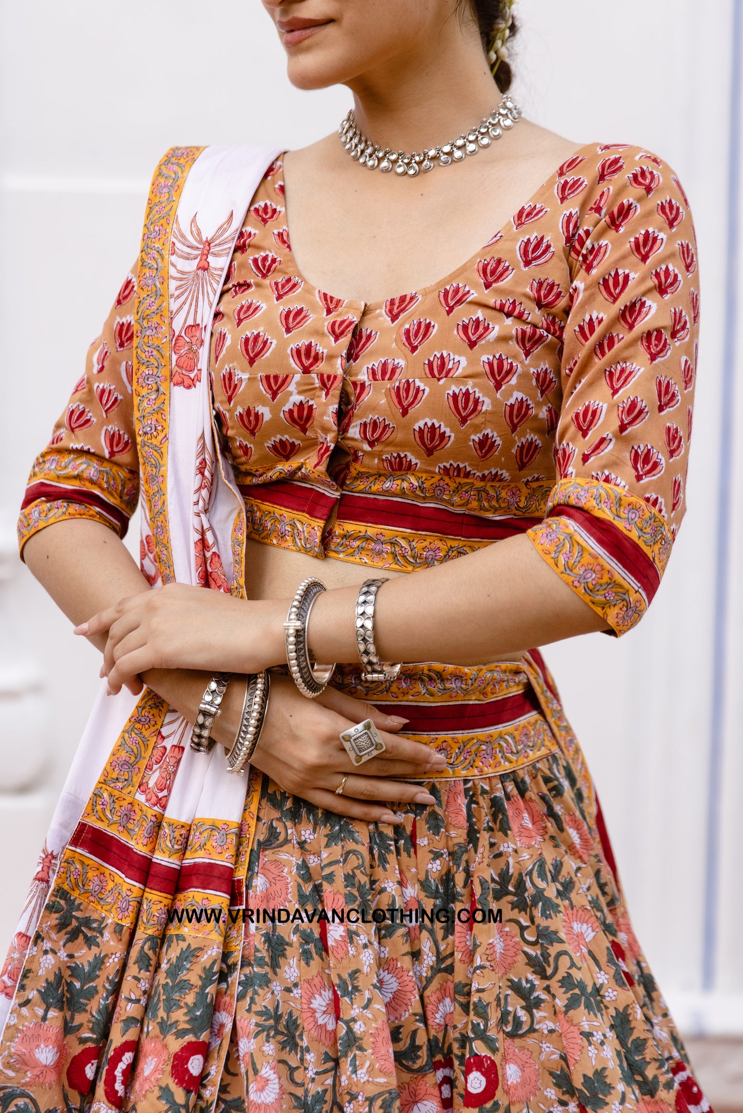 NEELIMA - Gopi Skirt set.
