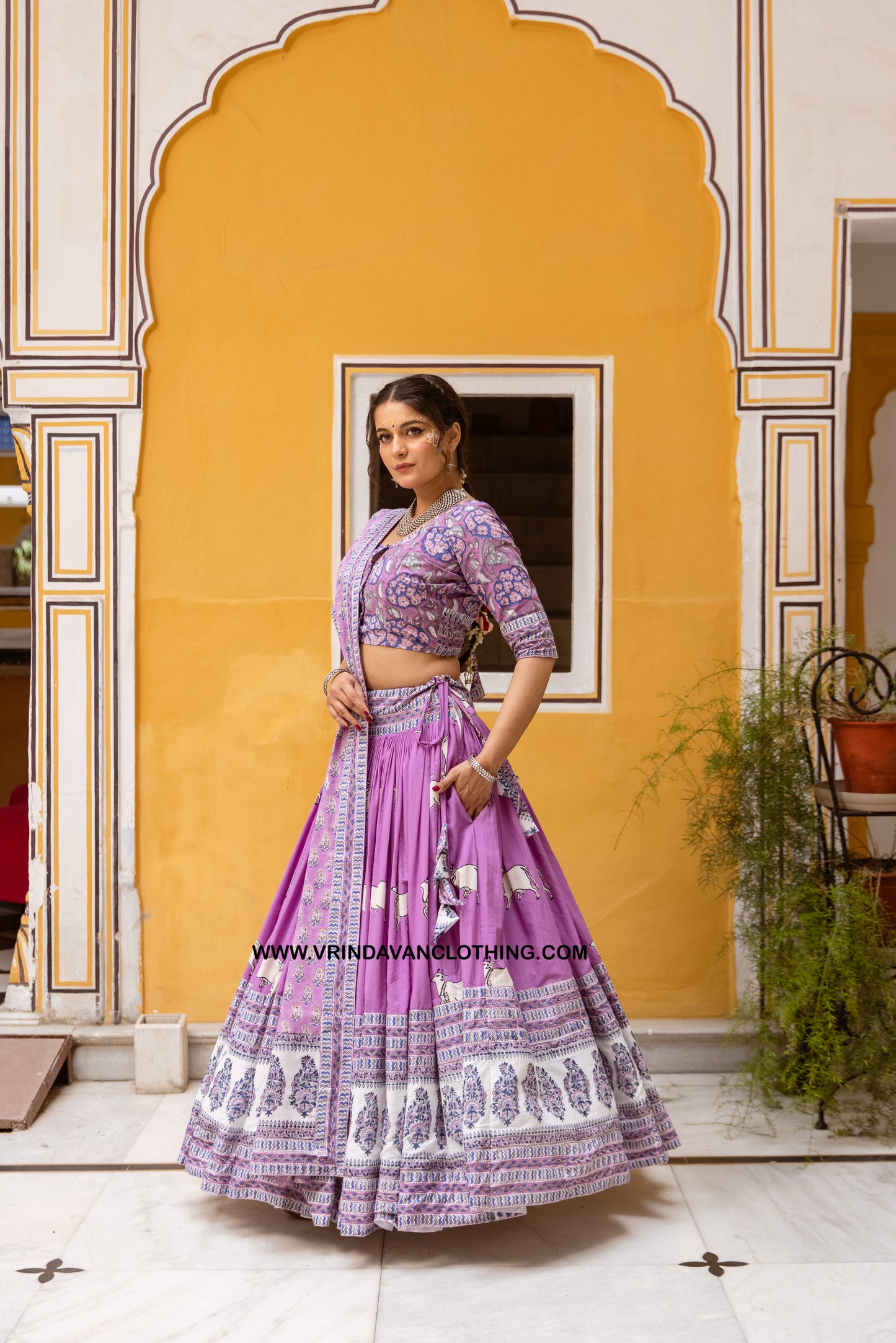 Krishna Priya - Gopi Skirt Set.