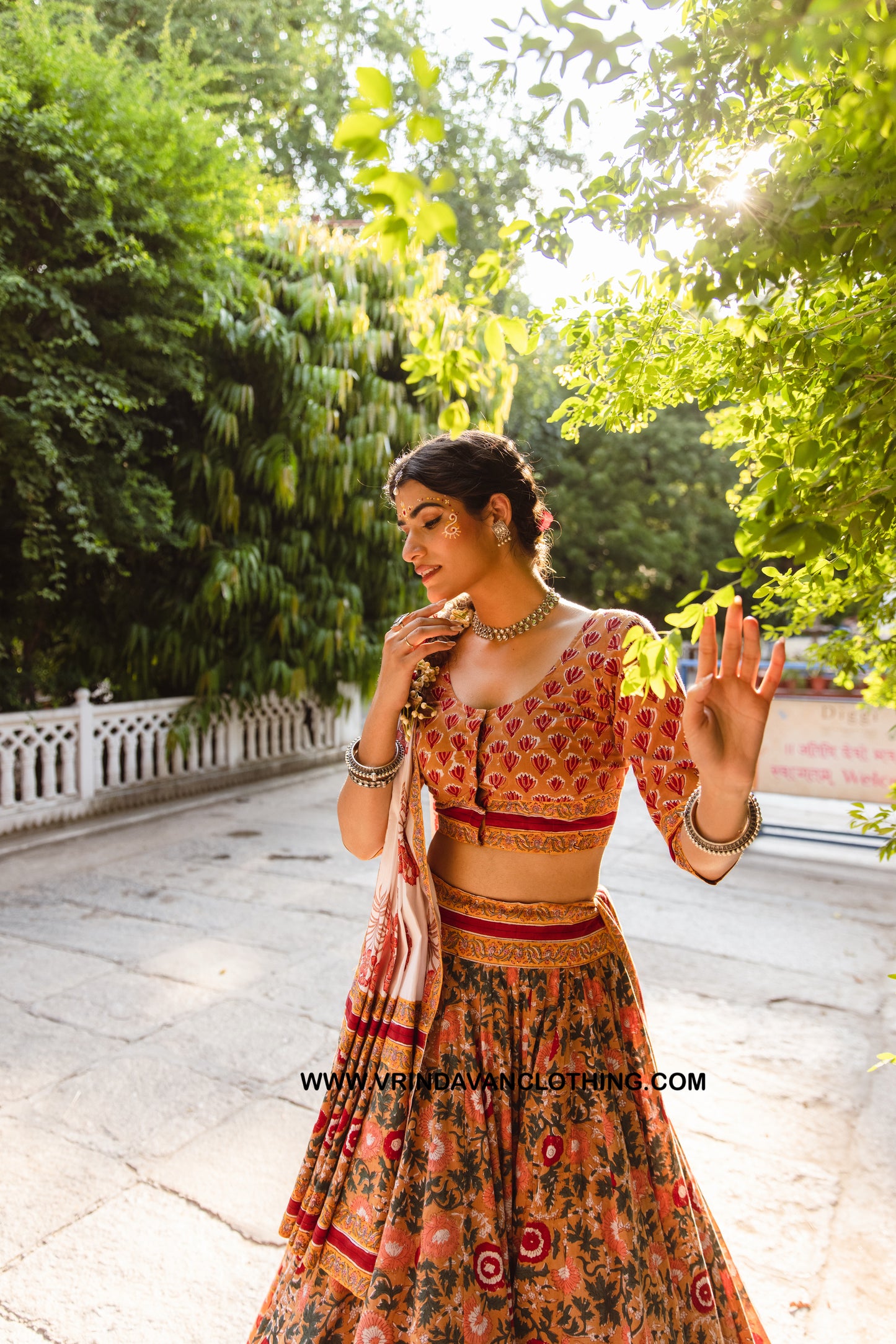 NEELIMA - Gopi Skirt set.