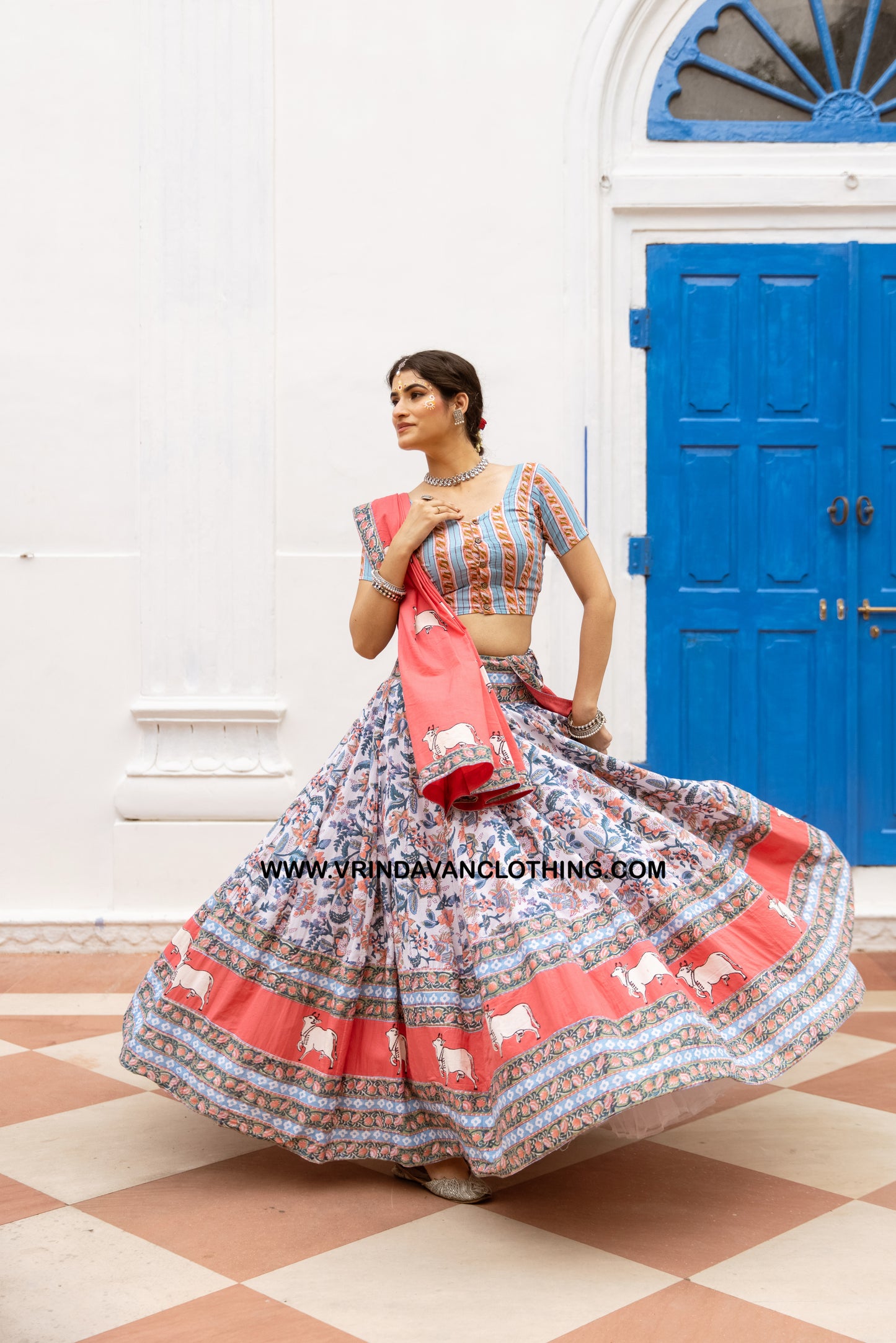 MANORATI - Gopi Skirt set.