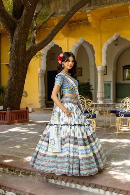 VRAJA LEELA - Gopi skirt set.