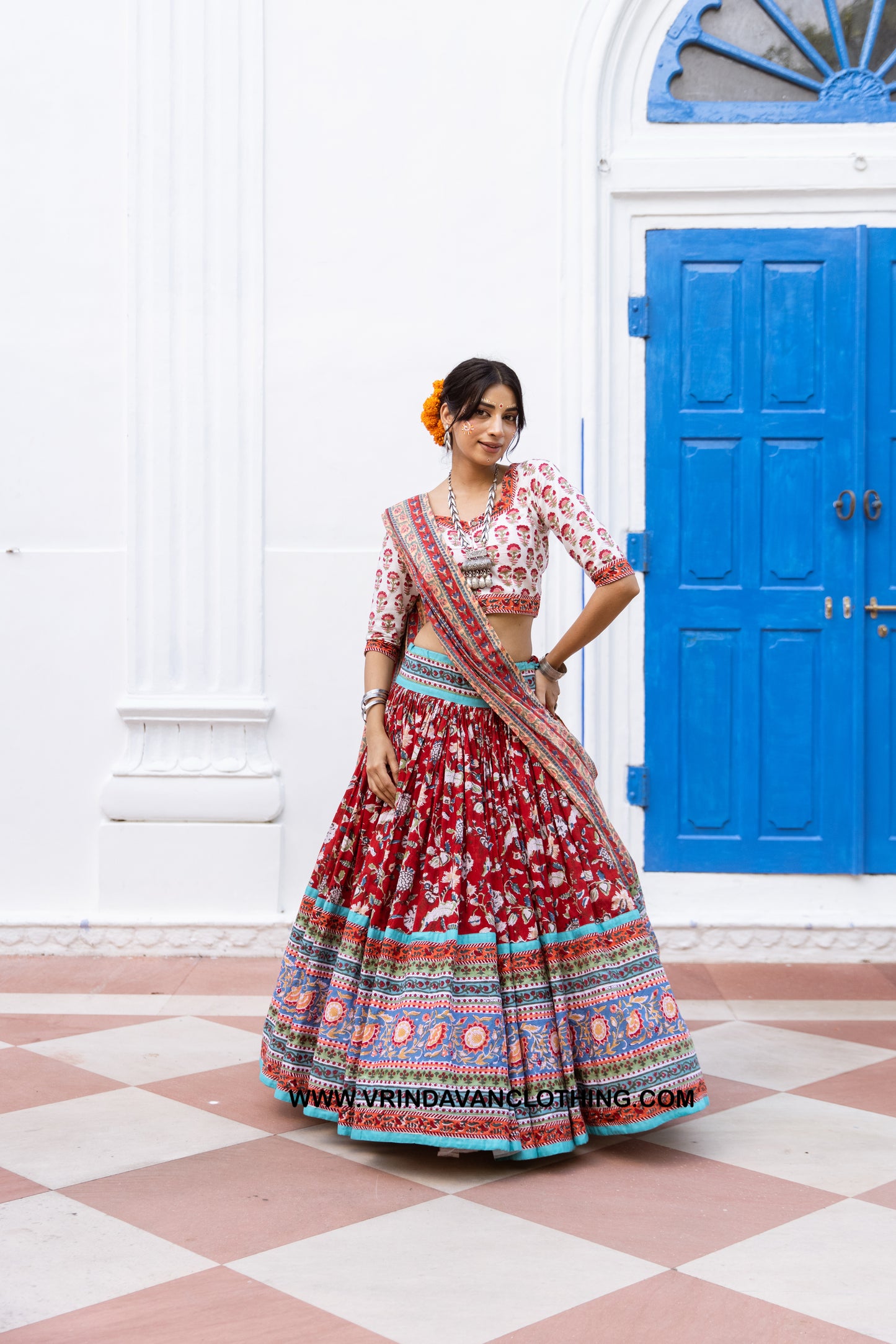 SUPRIYA - Gopi skirt set.