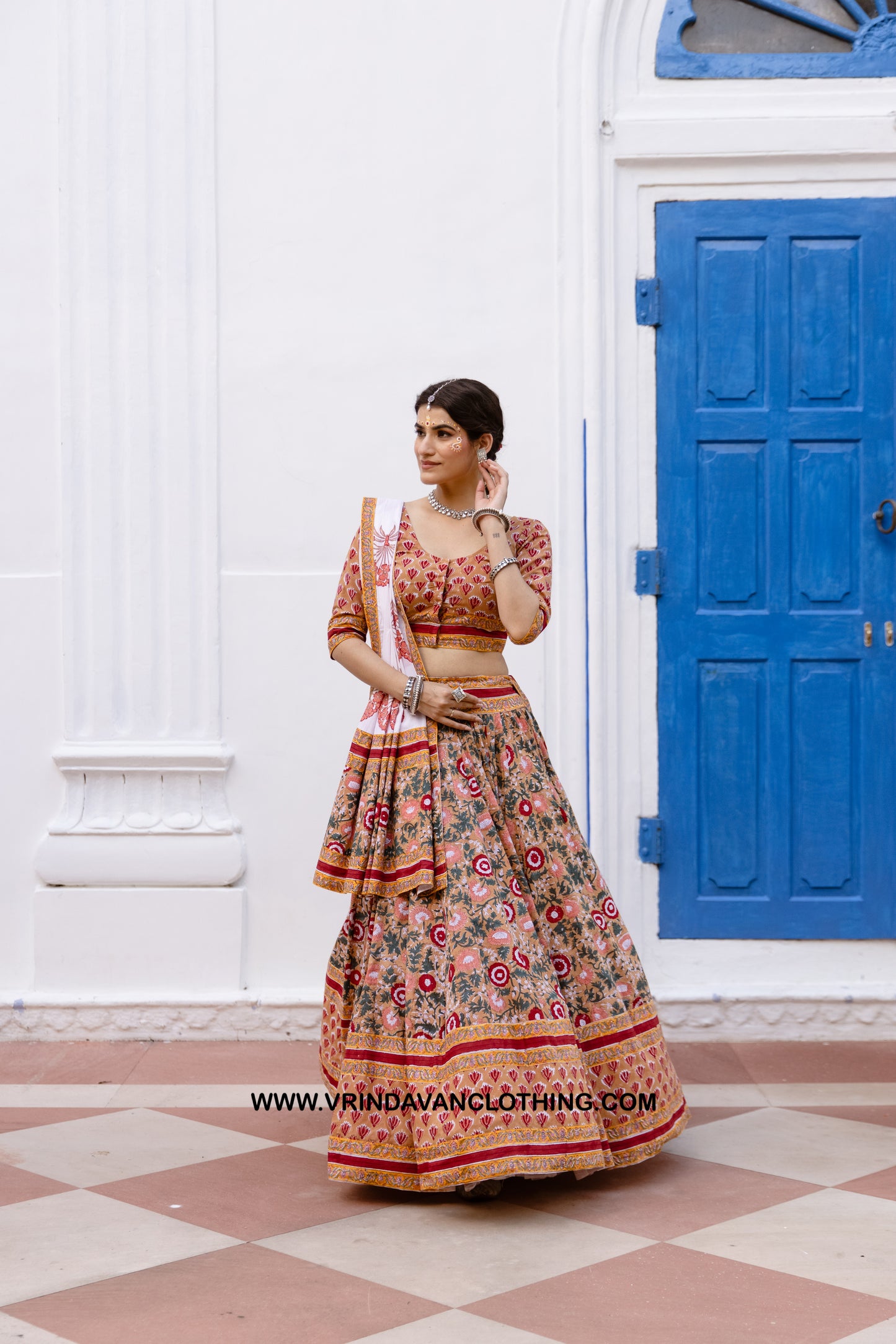 NEELIMA - Gopi Skirt set.