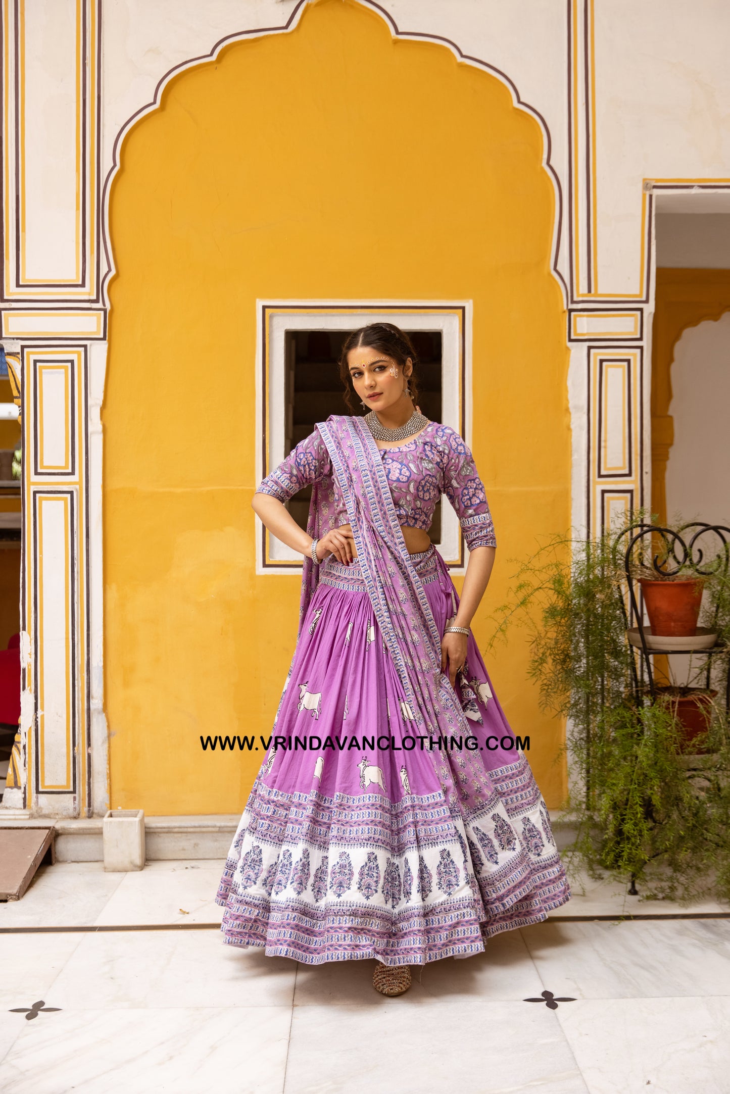 Krishna Priya - Gopi Skirt Set.