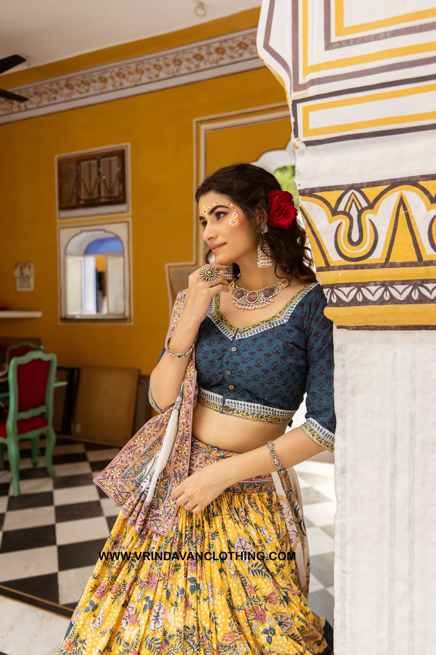 GOPIKA vallabha - Gopi skirt set.