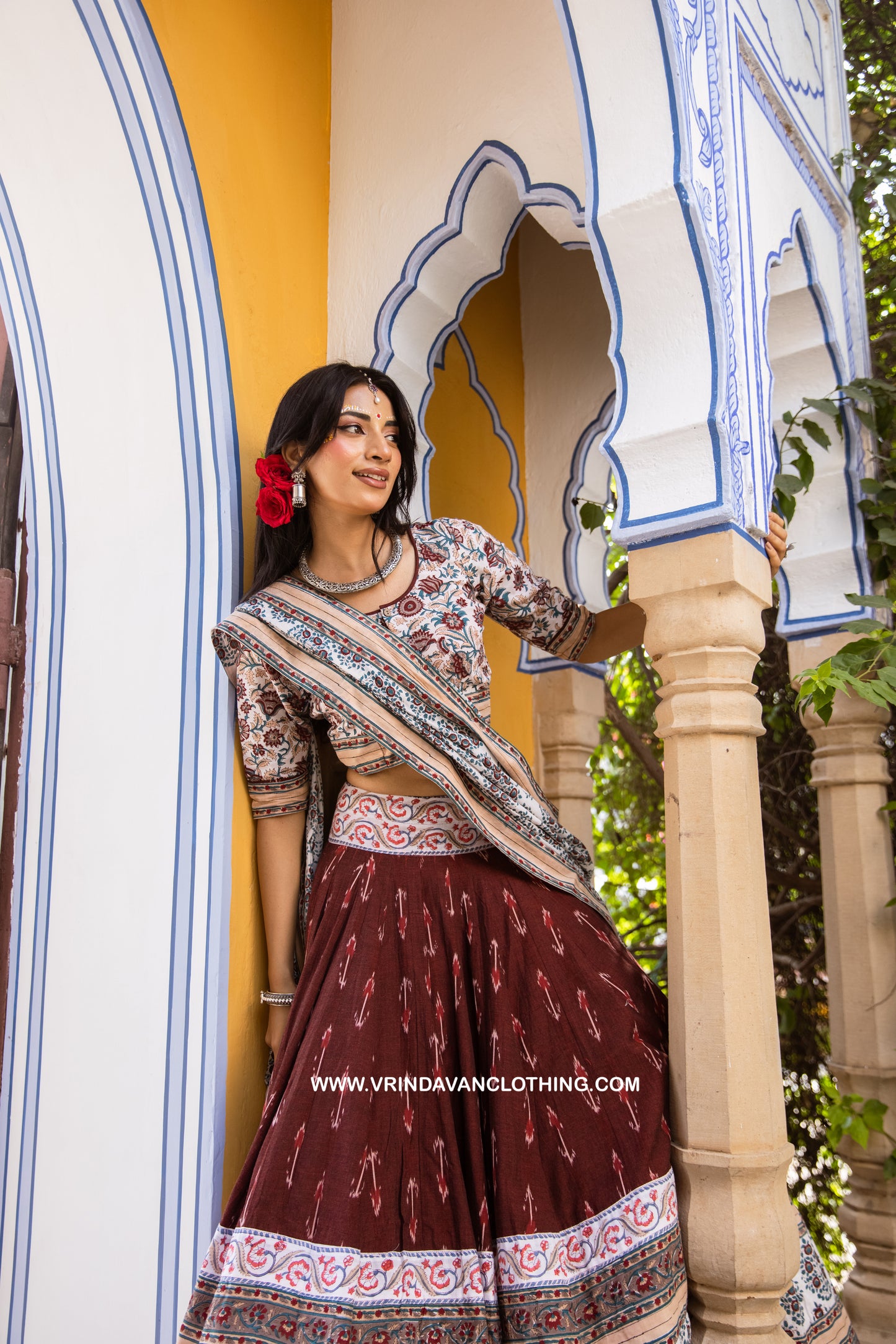 SUBHADRA - Gopi skirt set.