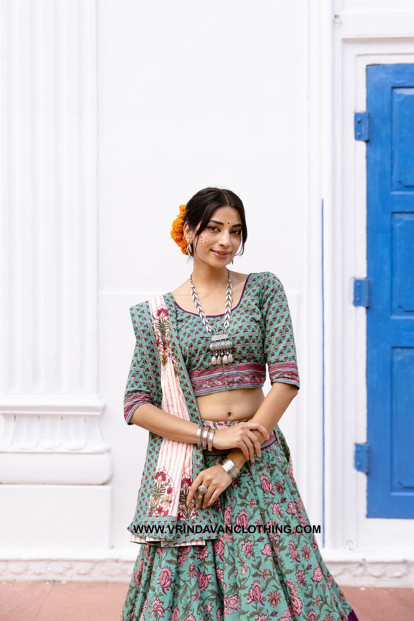 GULMEHER - Gopi skirt set.