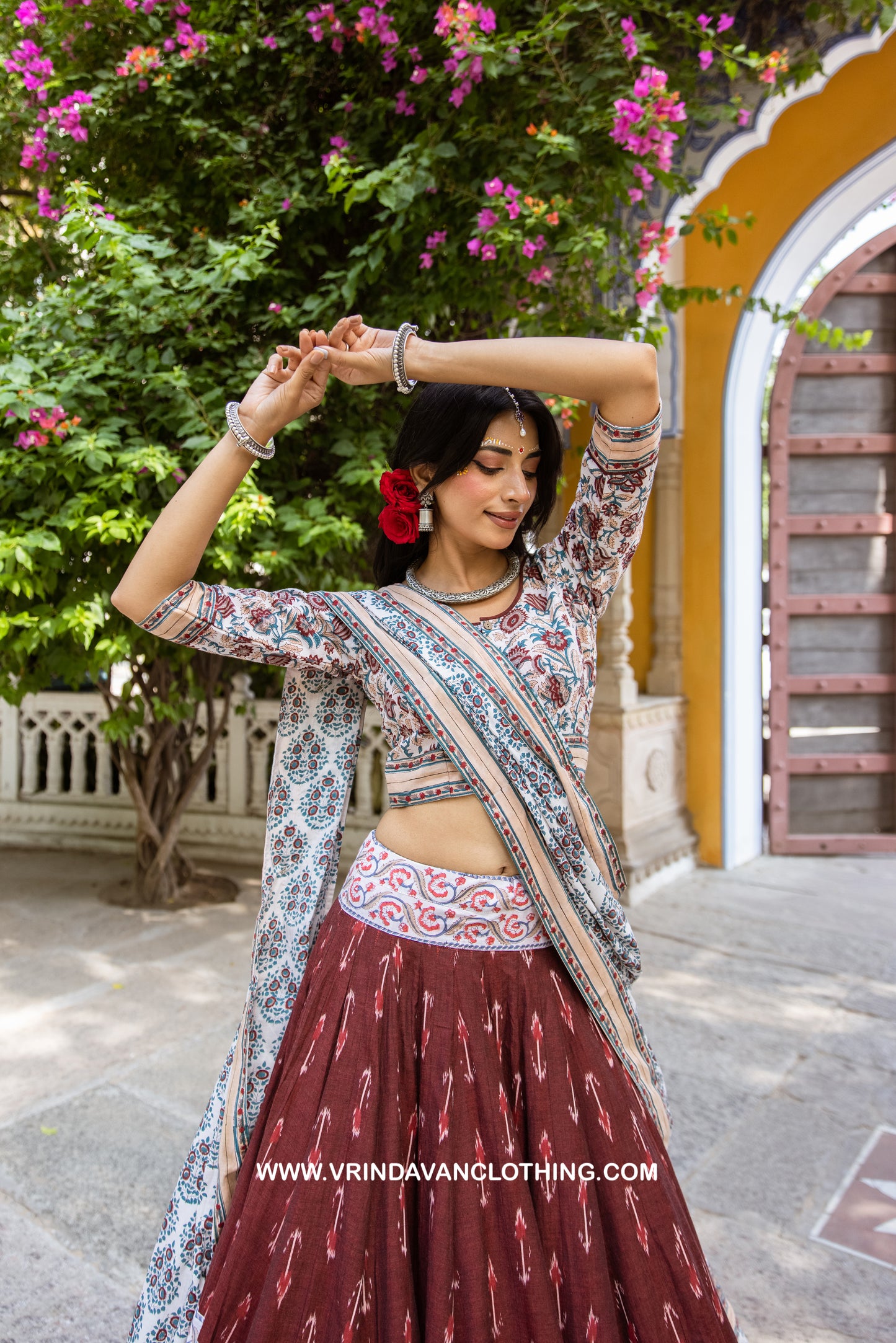 SUBHADRA - Gopi skirt set.