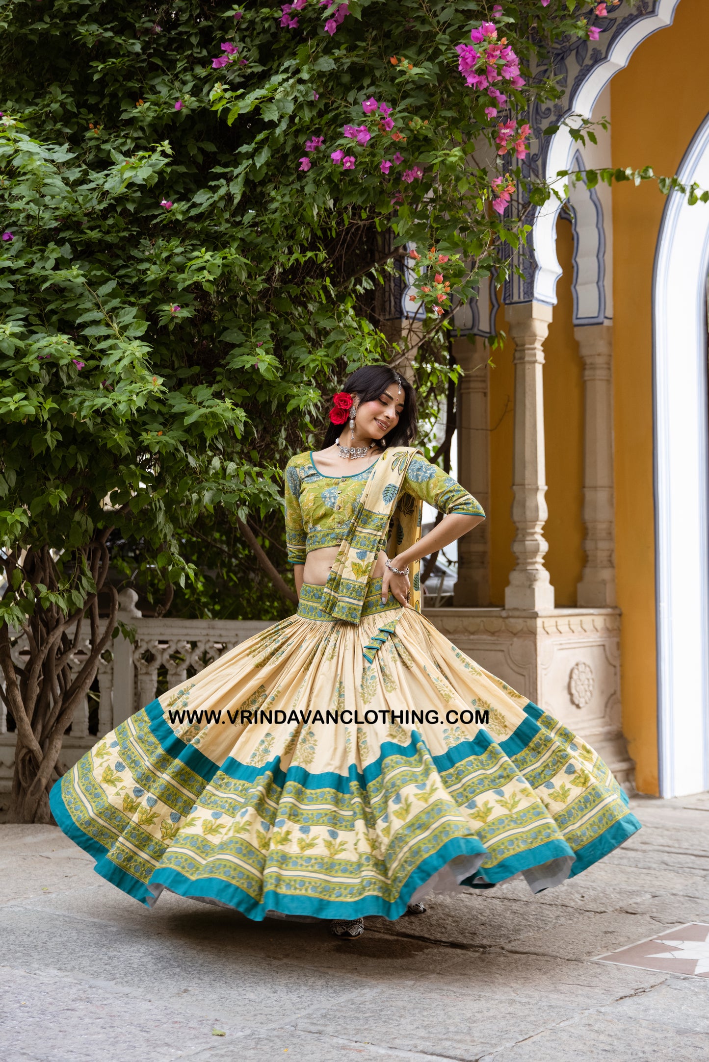 INDIRA MANI - Gopi Skirt set.