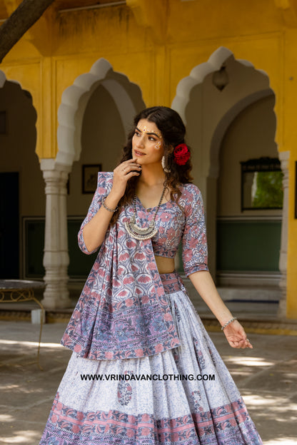 SHWET PUSHP - Gopi Skirt set.