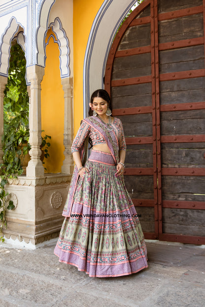 ARADHIKA - Gopi skirt set.